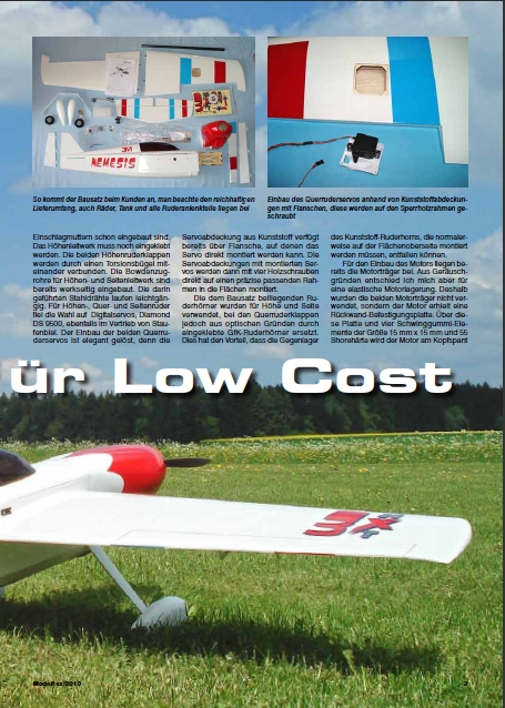 Artikel in Modell 08 / 2010 Nemesis Seite 2