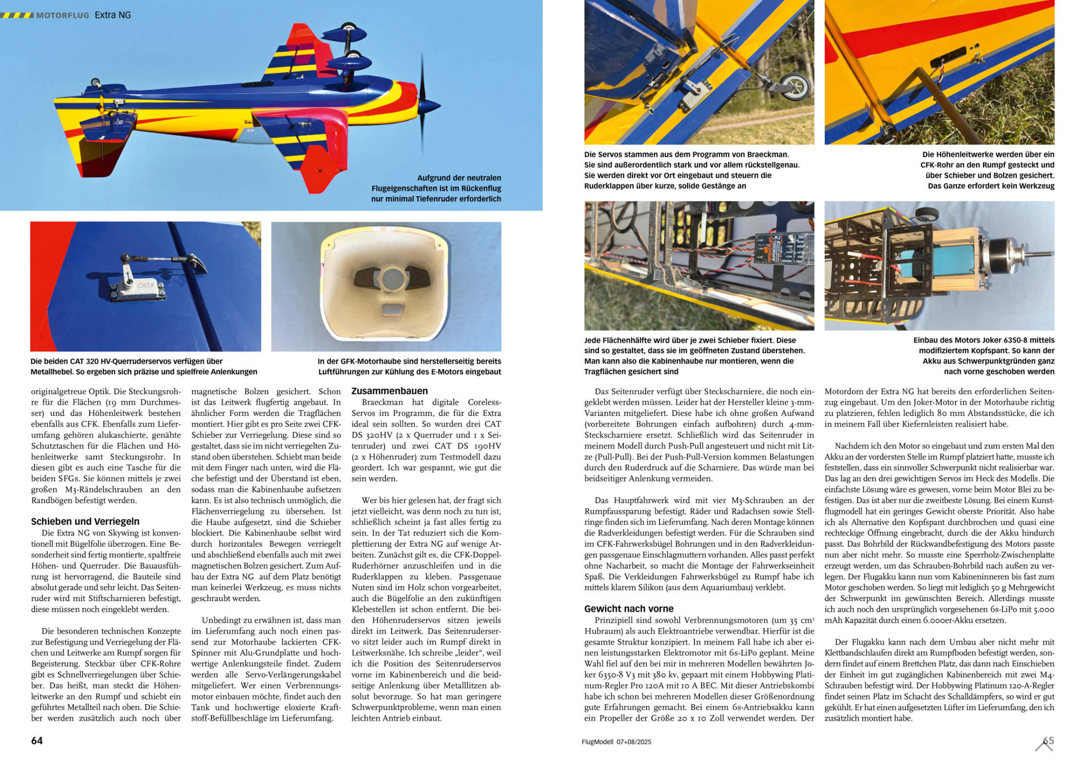 Artikel in FlugModell 07,08 / 2025  Extra NG Seite 2
