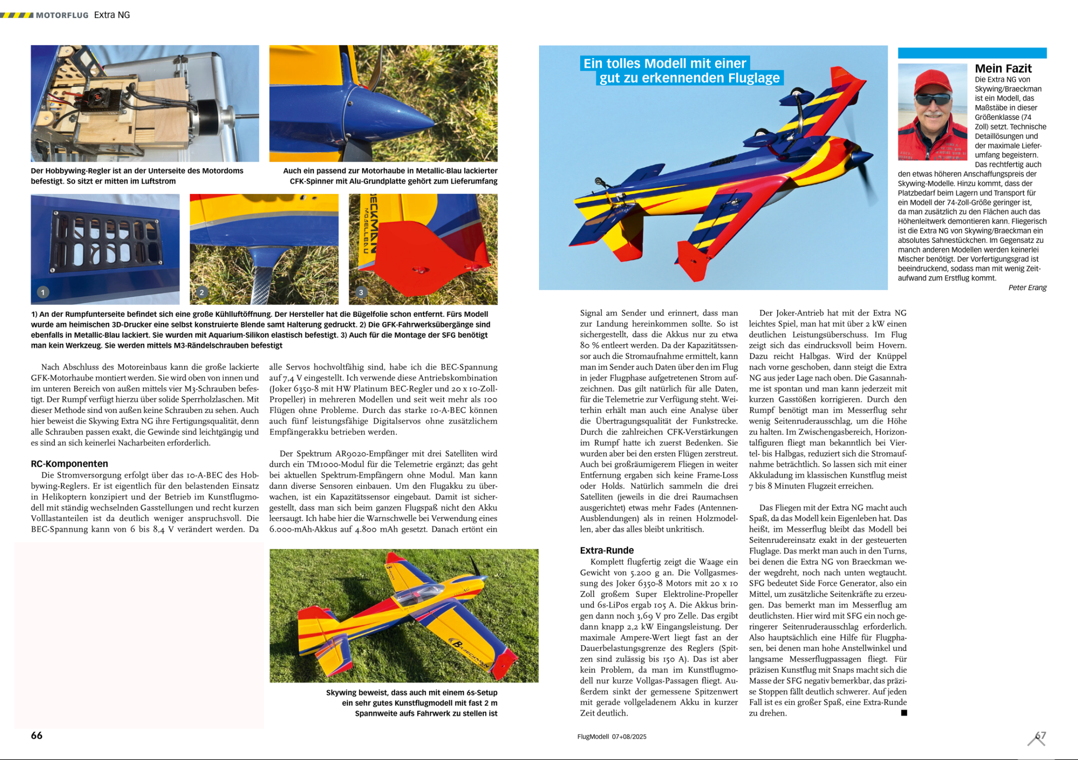 Artikel in FlugModell 07,08 / 2025  Extra NG Seite 3