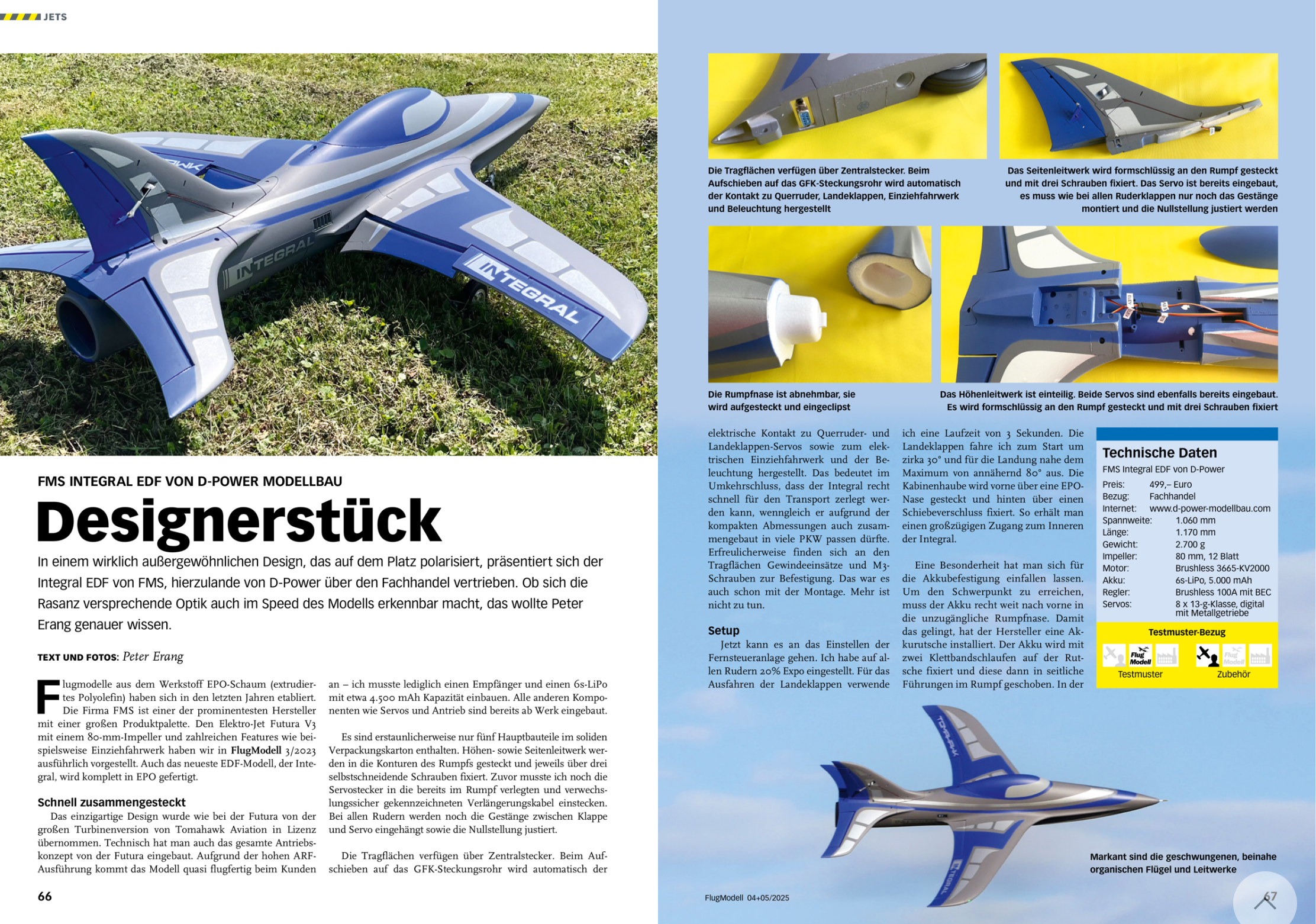 Artikel in FlugModell 04_05 / 2025  Integral von D-Power Seite 1